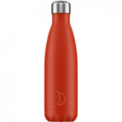 Botella Chilly's Rojo Neón...