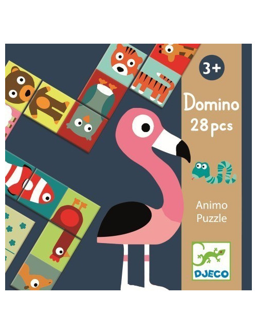 Dominó Animo-Puzzle de Djeco