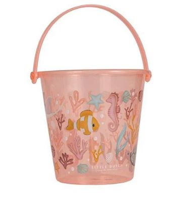 Cubo de Playa Ocean Dreams Rosa Little Dutch