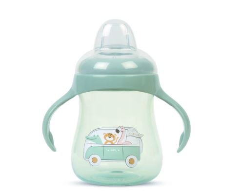 Taza Antigoteo Little Explorers menta de Saro