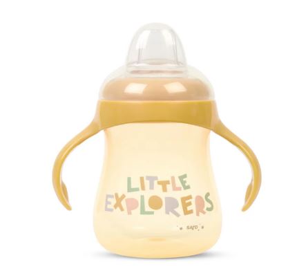 Taza Antigoteo Little Explorers amarillo de Saro
