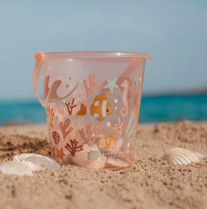 Cubo de Playa Ocean Dreams Rosa Little Dutch