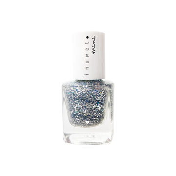 Esmalte Uñas Base Agua Perfumado- Purpurina plateada Inuwet