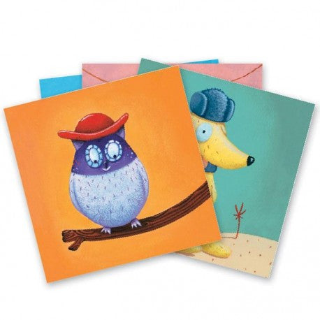 Crear con Pegatinas Animales de Djeco