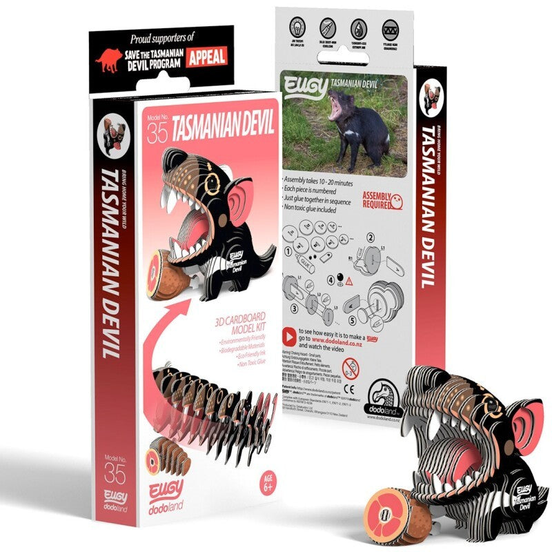 Puzzle 3D Eugy Demonio de Tasmania