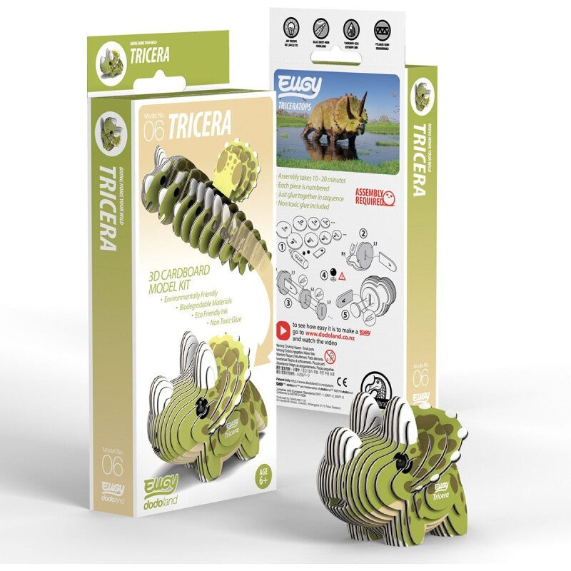 Puzzle 3D Eugy Triceratops