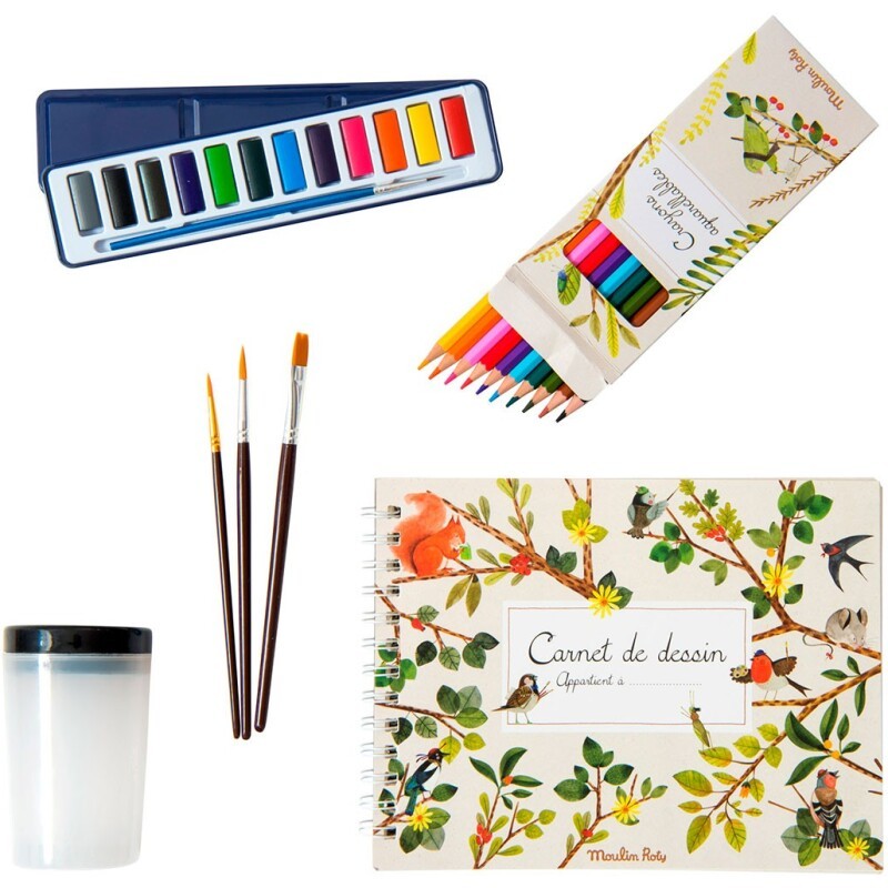 Maletín Acuarelista El Jardín de Moulin de Moulin Roty