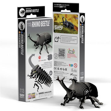Puzzle 3D Eugy Escarabajo Rinoceronte