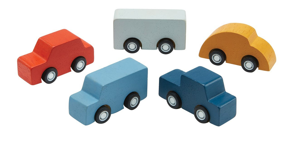 Set Mini Coches de Plantoys