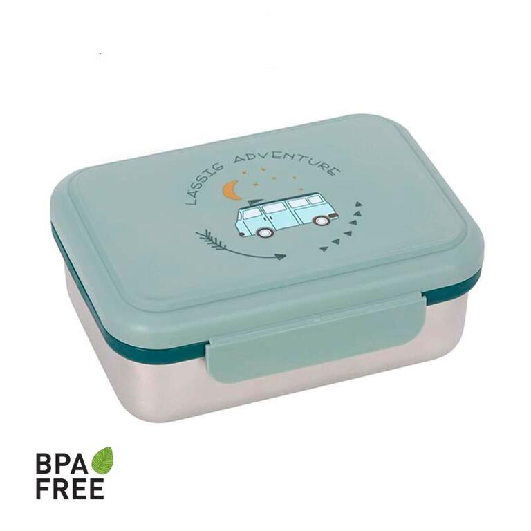 Caja Almuerzo Acero Inoxidable Bus Lassig
