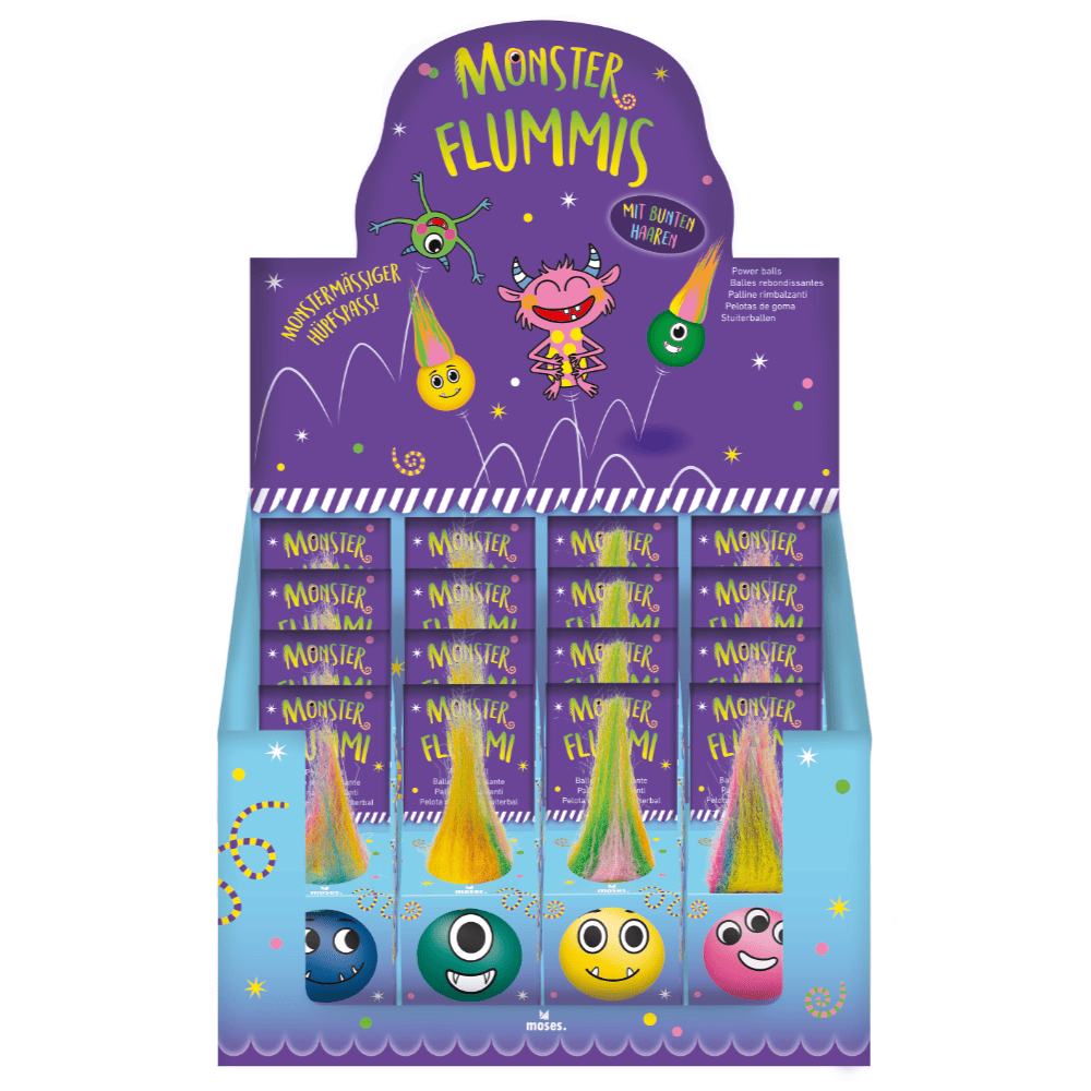 Pelota Saltarina Divertida Monster (Amarilla) Moses