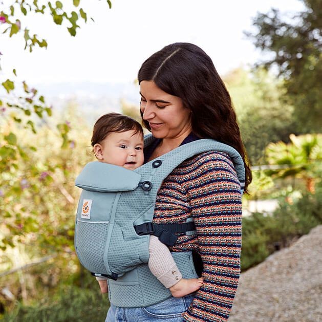 Mochila Portabebé Adapt Soft Flex Mesh - Azul Pizarra de Ergobaby