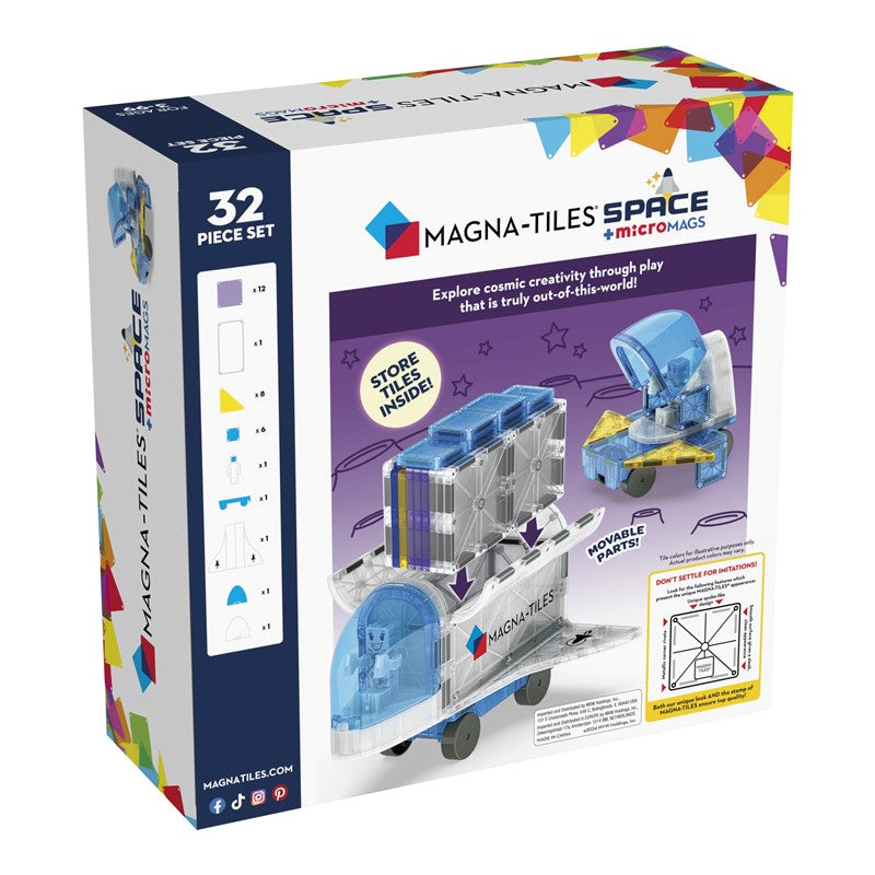 Juego de Construcción MAGNA-T Space + micro MAGS