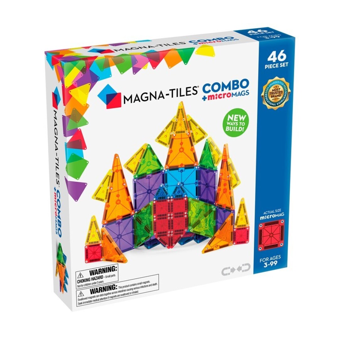 Juego de Construcción MAGNA-T 46 pc Combo+microMAGS