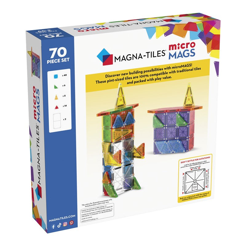 Juego de Construcción MAGNA-T 70 pc Combo+microMAGS