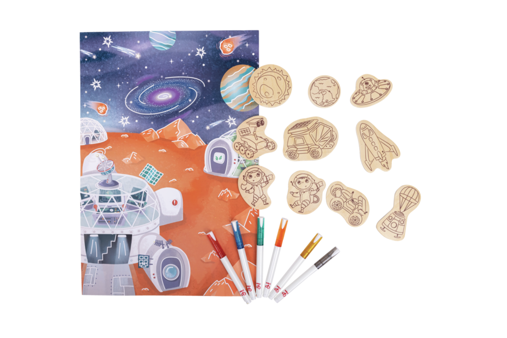 Vida Espacial de Marte, Imanes para Contar historias de Hape