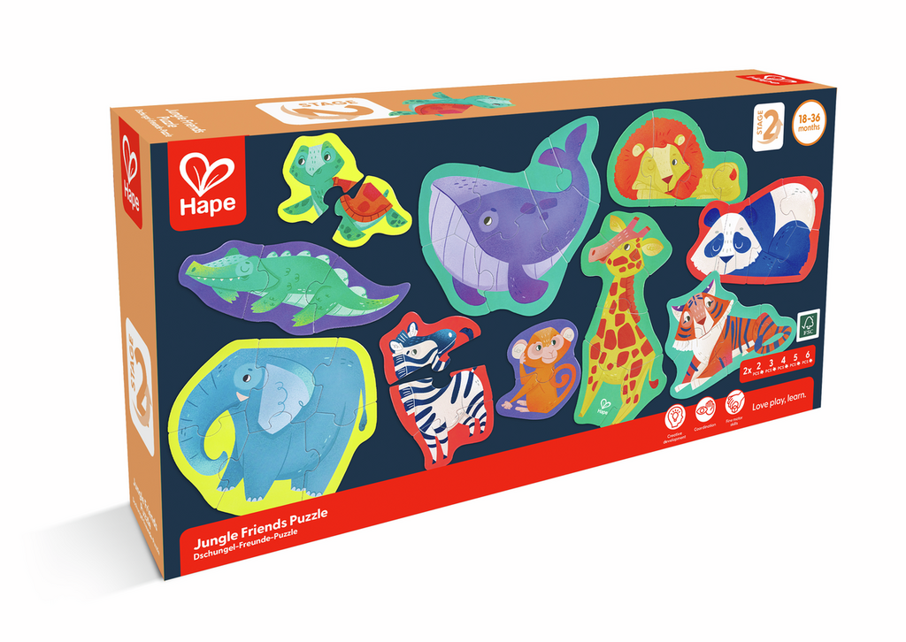 Puzzle Amigos de la Jungla Hape