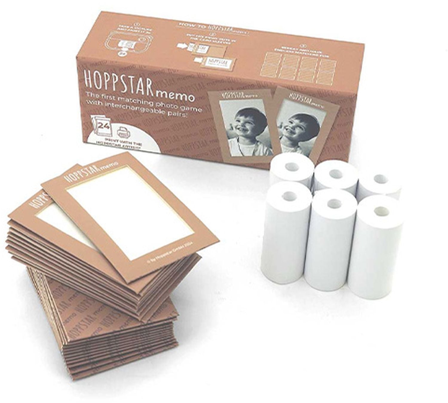 Hoppstar Memo con 6 Rollos de Papel