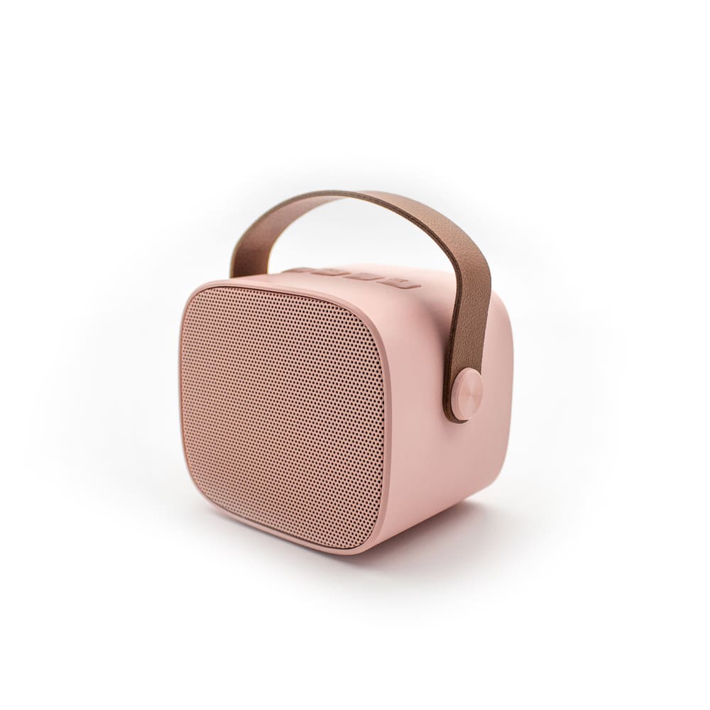 Karaoke Altavoz Bluetooth con micrófono Rosa