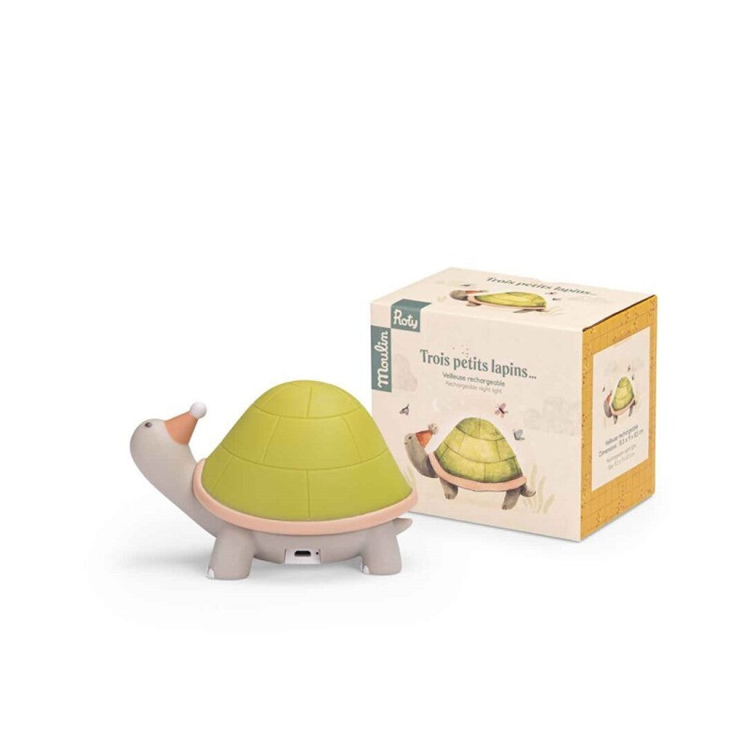 Lamparita Quitamiedos Tortuga (USB) Petits Lapins Moulin Roty