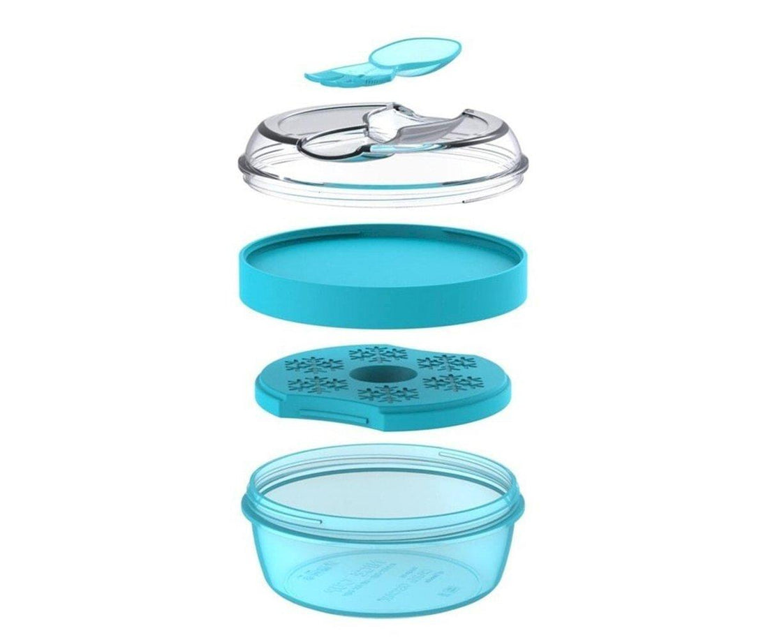 Caja Almuerzo con Tapa Refrigerante N`ice Cup Turquoise Carl Oscar