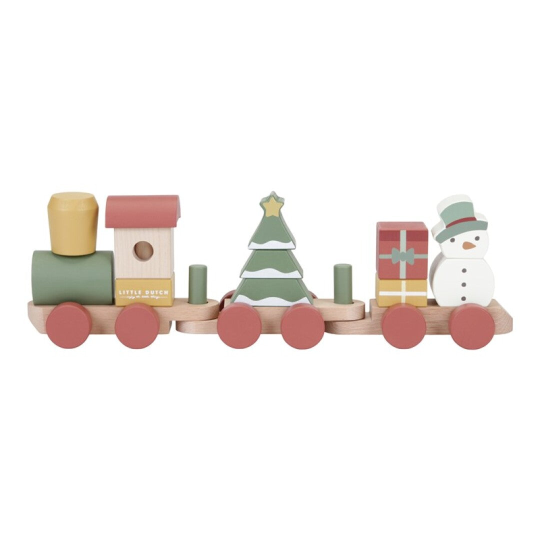 Tren Apilable Navidad Little Dutch