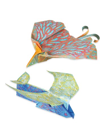 Papiroflexia Origami Pájaros Djeco