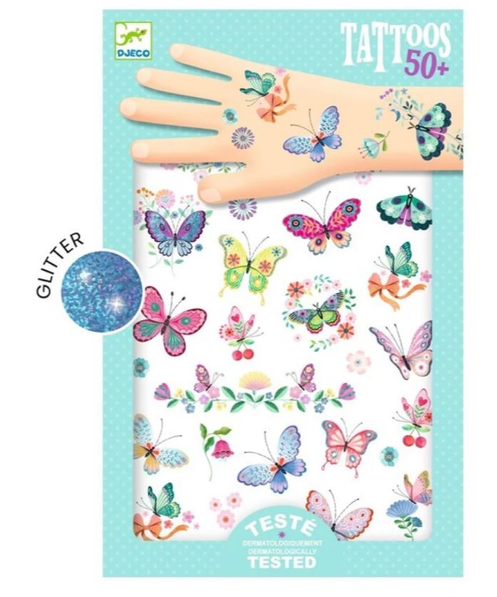 Tatuajes Mariposas de Ensueño Djeco