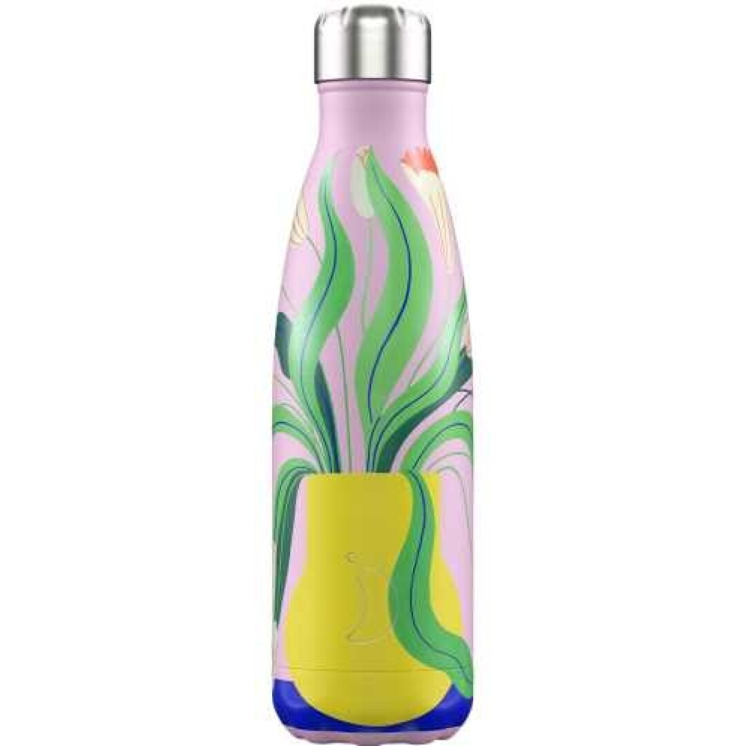 Botella Chilly's Artist Wiggling Flowers 500ml