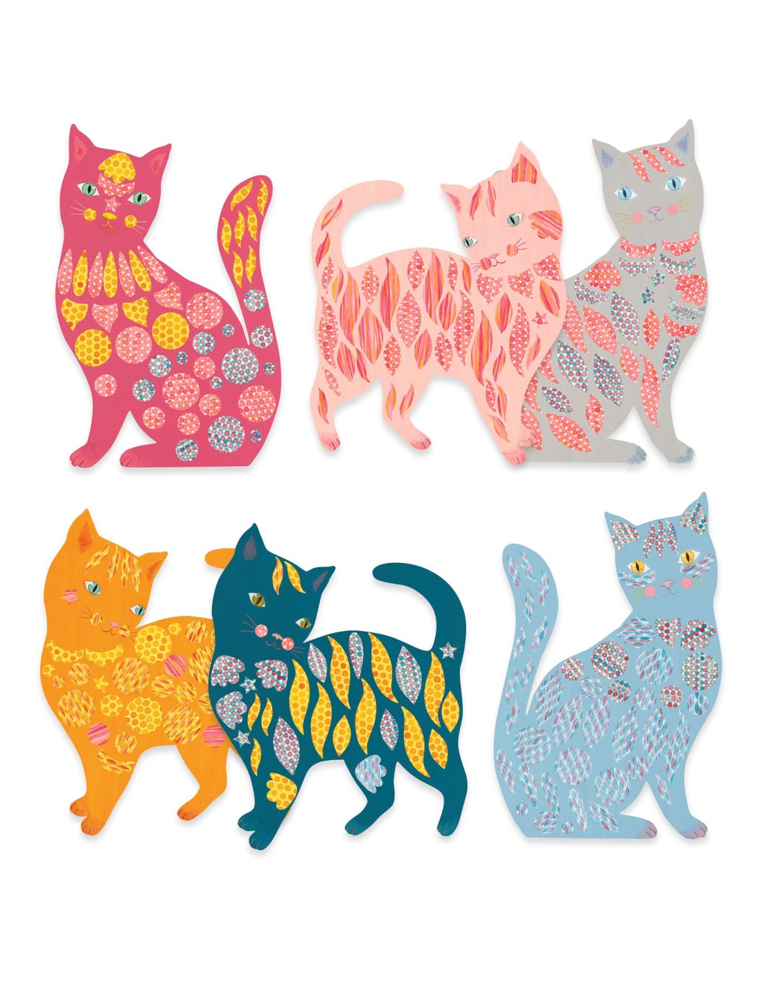 Crear con papel. Los gatitos de Elodie Djeco