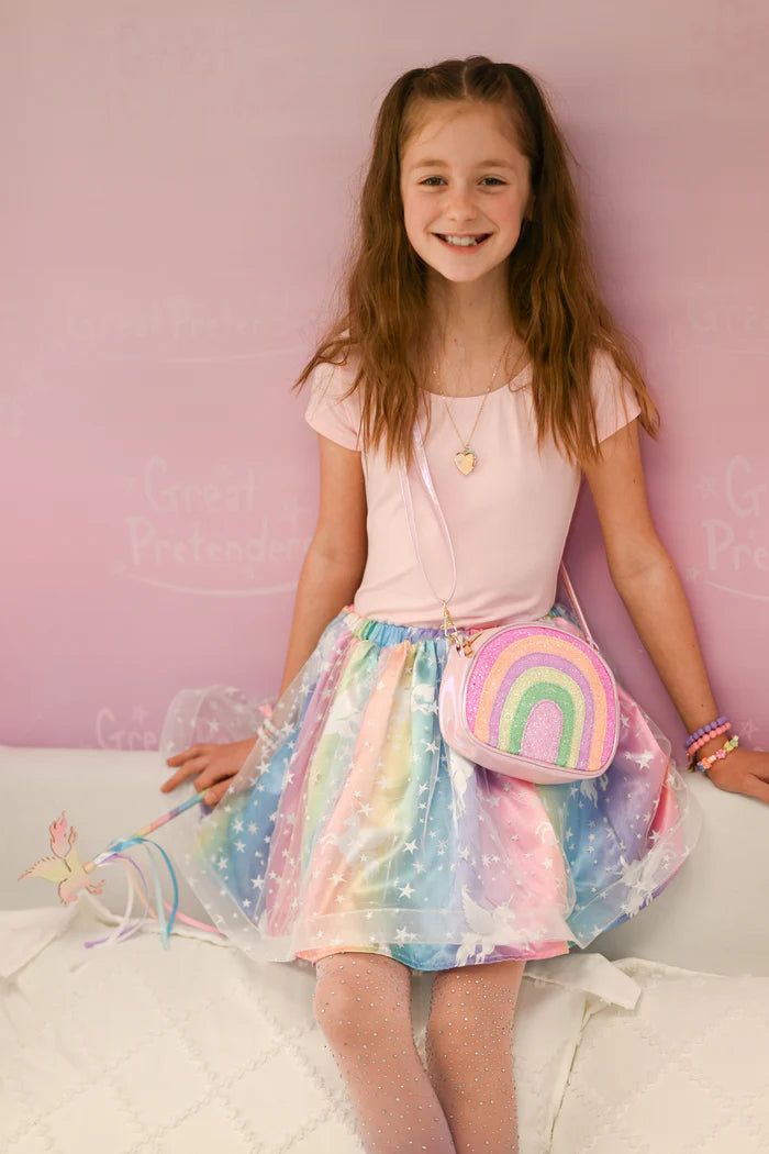 Conjunto de Falda y Varita de Unicornio Encantado Great Pretenders