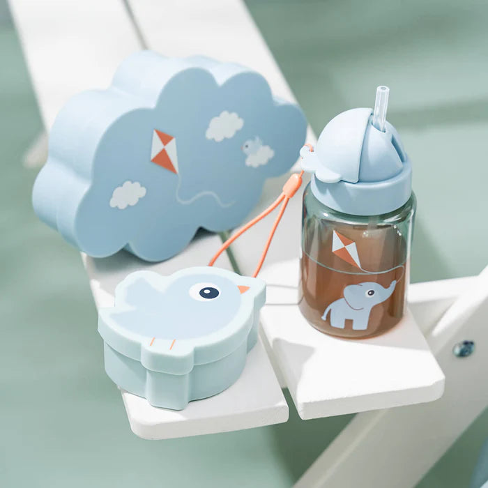 Set de Caja Almuerzo con Botella Playground Azul Done By Deer