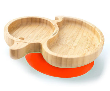 Plato Bamboo Pato Naranja de Eco Rascals