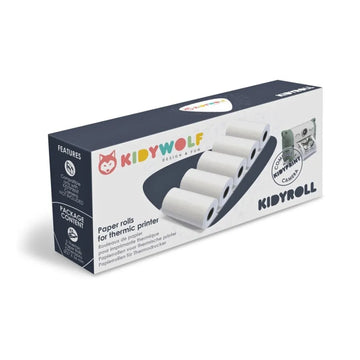 Papel Térmico para Kidyprint 5 Rollos Kidywolf