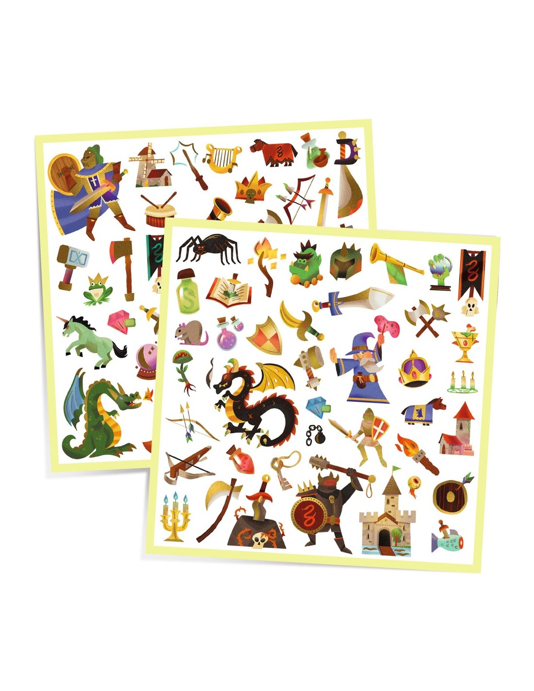 Pegatinas Fantasía Medieval Djeco