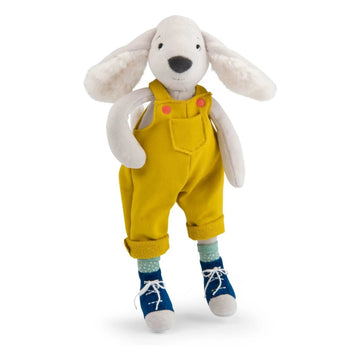 Muñeco perro Pilou amarillo Puce&Pilou Moulin Roty
