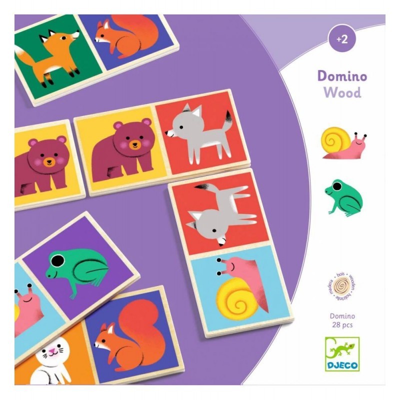 Juego Educativo Domino Wood Djeco