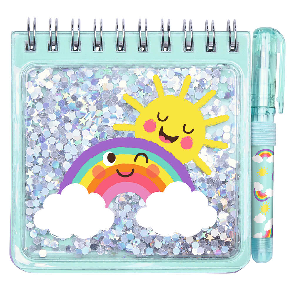 Bloc de Notas Brillante - Be Happy Azul Moses