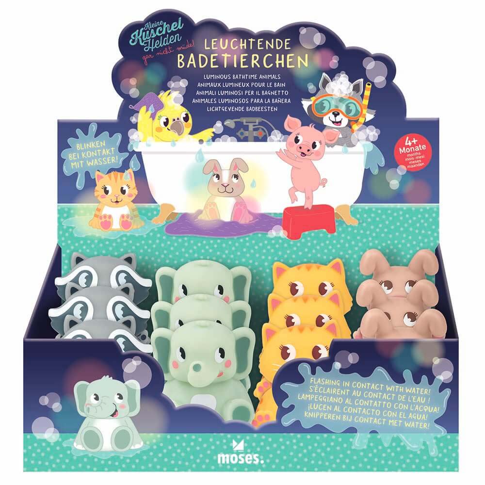 Animales Luminosos para Baño "Vamos a la Cama" Gato Moses