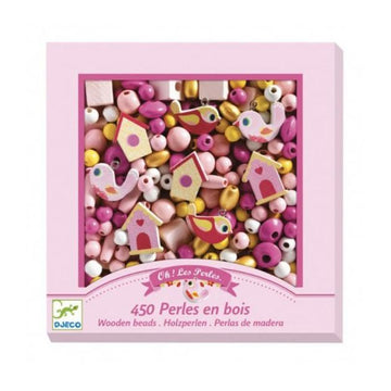 Perlas de Madera Pájaros Djeco