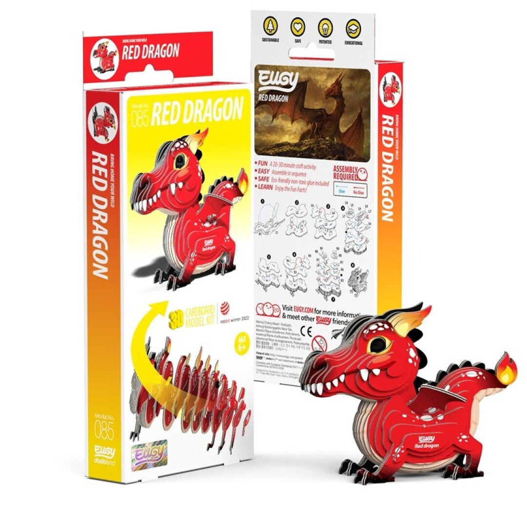 Puzzle 3D Eugy Red Dragon
