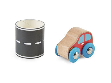 Mini Coche con Carretera Hape