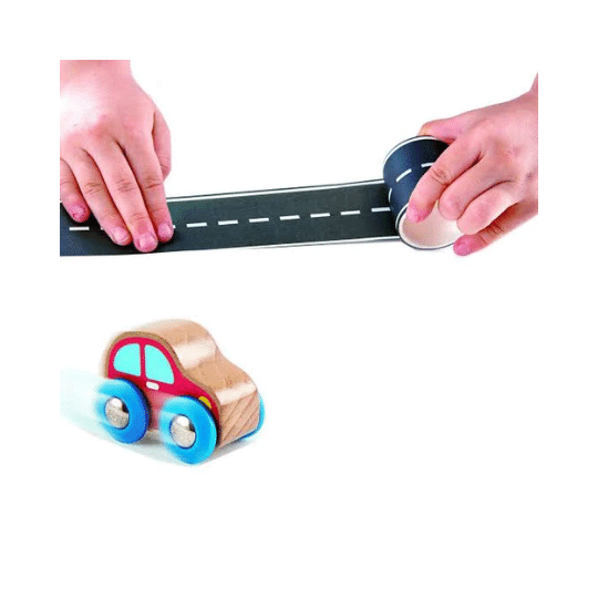 Mini Coche con Carretera Hape
