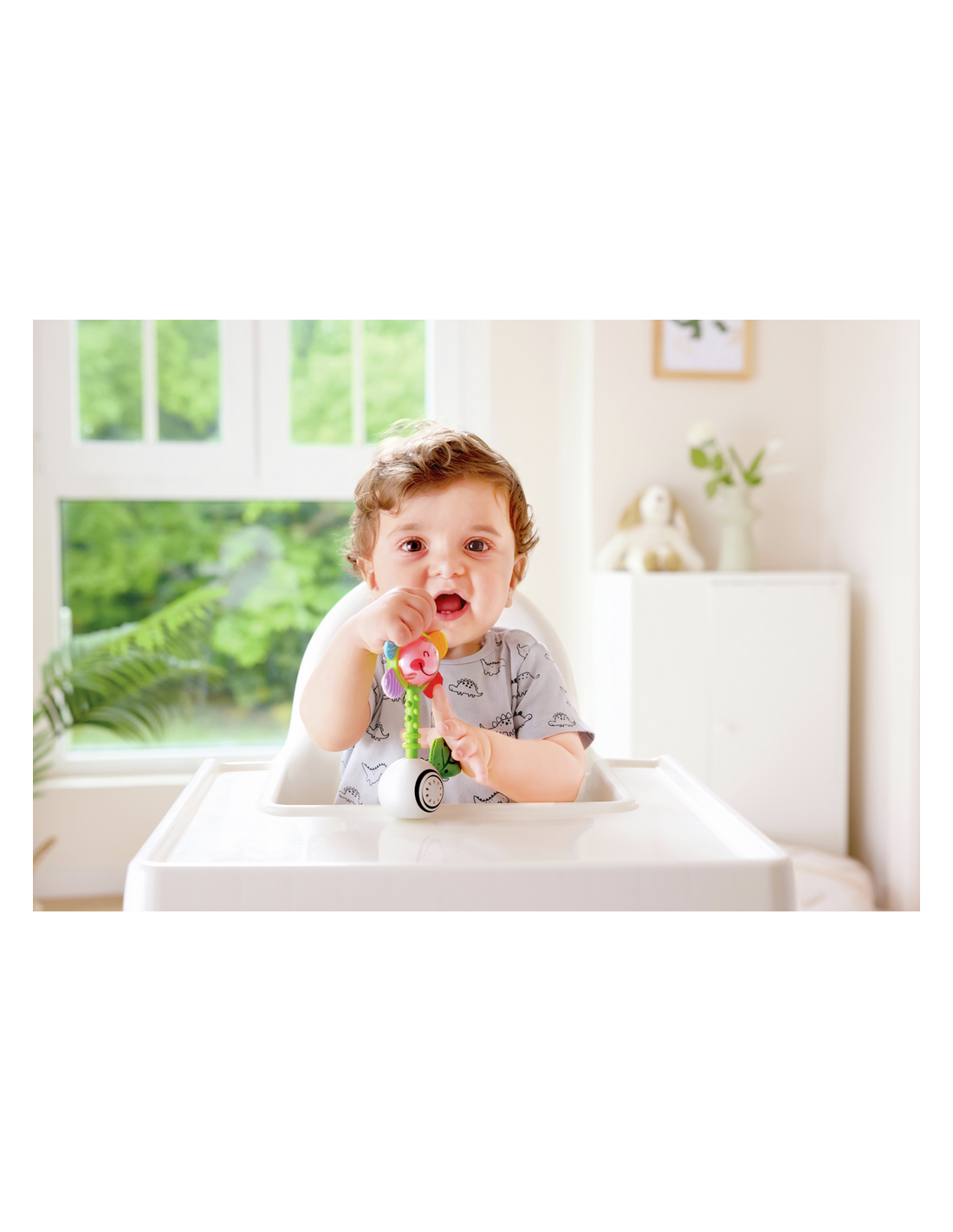 Sonajero de Flor Agita y Brilla Hape