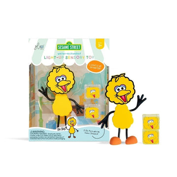 Set Personaje + 2 Cubos luz Big Bird GloPals