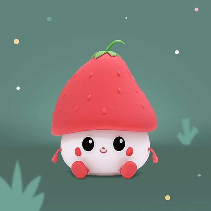 Lámpara Quitamiedos Recargable Led Fresa Mary´s