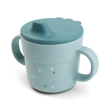 Taza con Boquilla Happy Dots Azul Done By Deer
