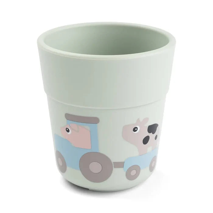 Foodie Vajilla con Ventosa Tiny Farm Verde Done By Deer