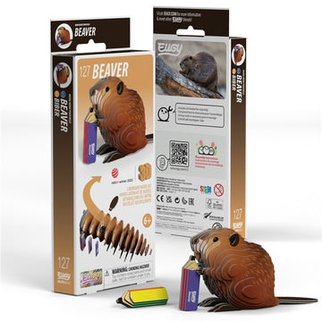 Puzzle 3D Eugy Beaver