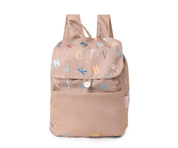 Mochila Pequeña Tela Funny Letters